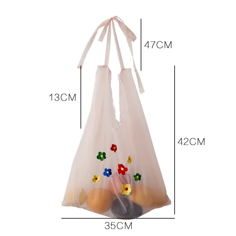 Youda New Organza Material Ladies Shoulder Bag Japanese Simple Student Handbag Cute Girl Shopping Bags Casual Style Tote