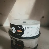 Discos en blanco CD-R negros grabables 700MB 80MIN 52X 25 discos para pasteles imprimibles