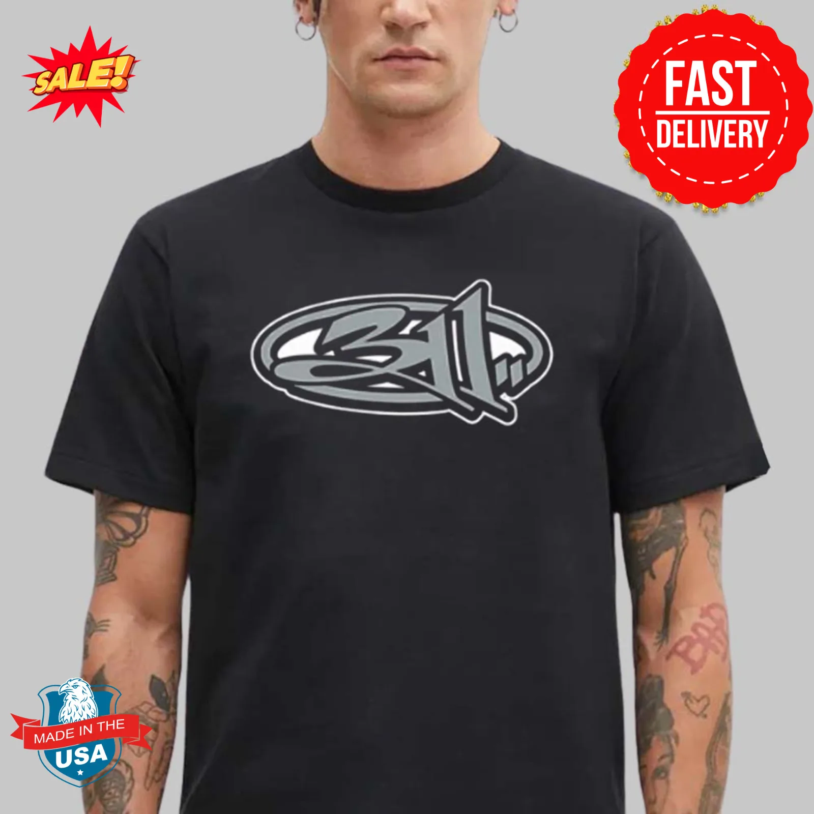 Футболка The 311 Band Game Day At Allegiant Stadium In Las Vegas On Футболка Jan 5th 2025 года