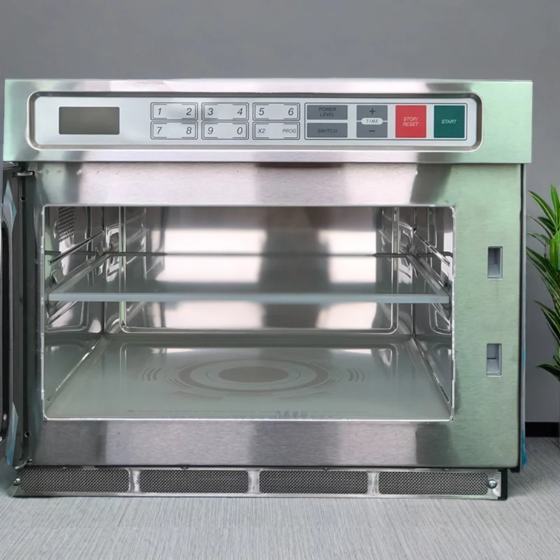 1800Watts 30L Power Stainless Steel Cabinet Efficient Reheating Defrosting Real Commercial Microwave Oven