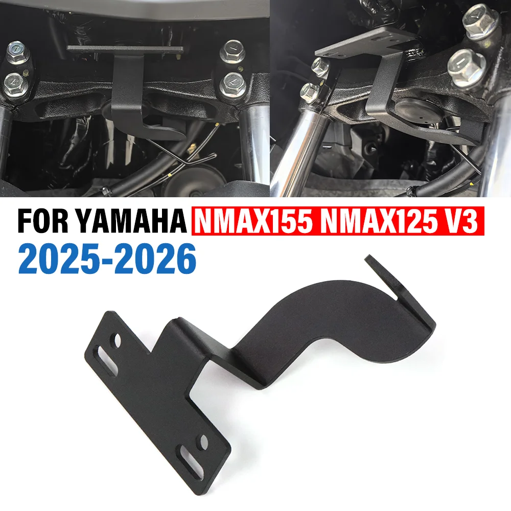 

FOR YAMAHA N-MAX155 NMAX155 NMAX125 V3 2025-2026 Motorcycle Fog Light Fog Lamp Bracket Auxiliary Lights Holder Spotlight Support