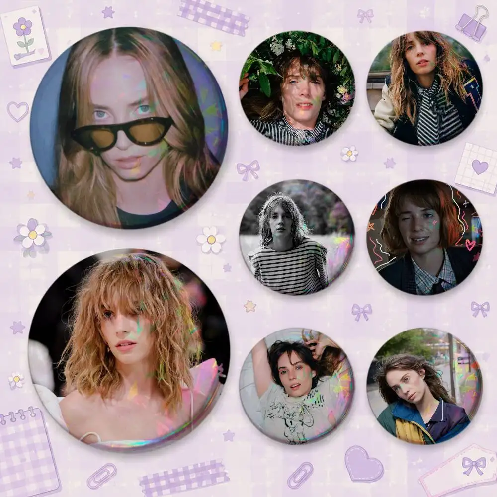 For Maya Hawke Brooches Cartoon Badge Pins Backpack Hat Accessories Friend Gift