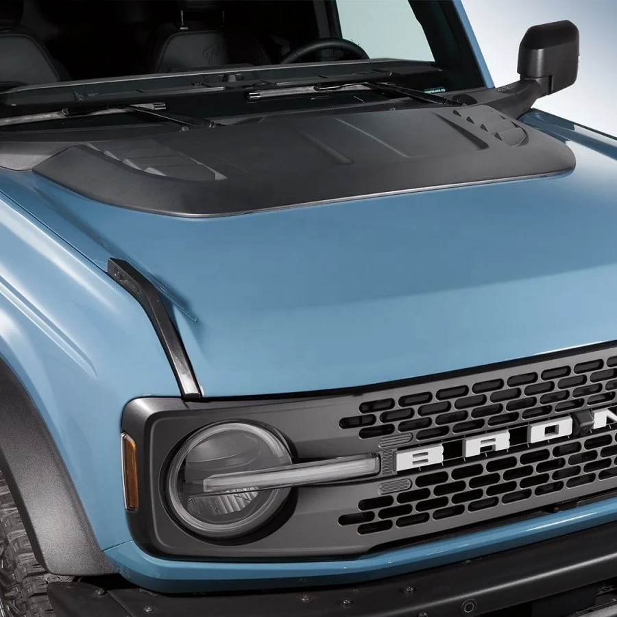 

Matte Black Hood Scoop Cover Trim Protector for Ford Bronco 2021+