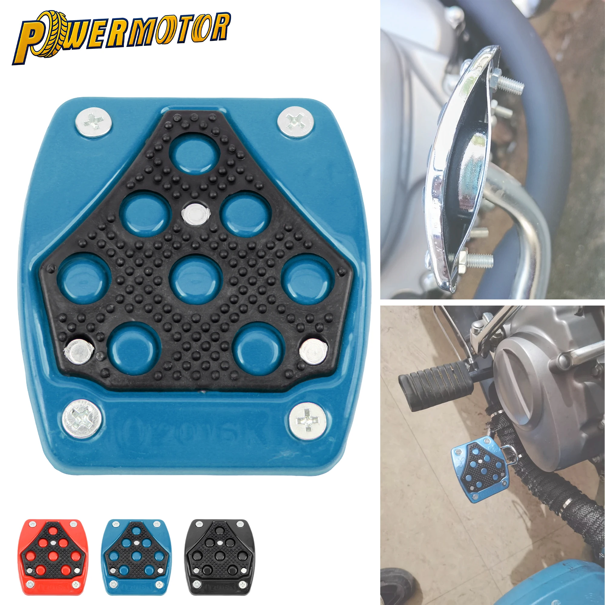 

Universal Motorcycle Enlarger Extension Pedal Anti Slip Rear Foot Brake Lever Peg Pad Cover Aluminum ATV Motocross Accessories