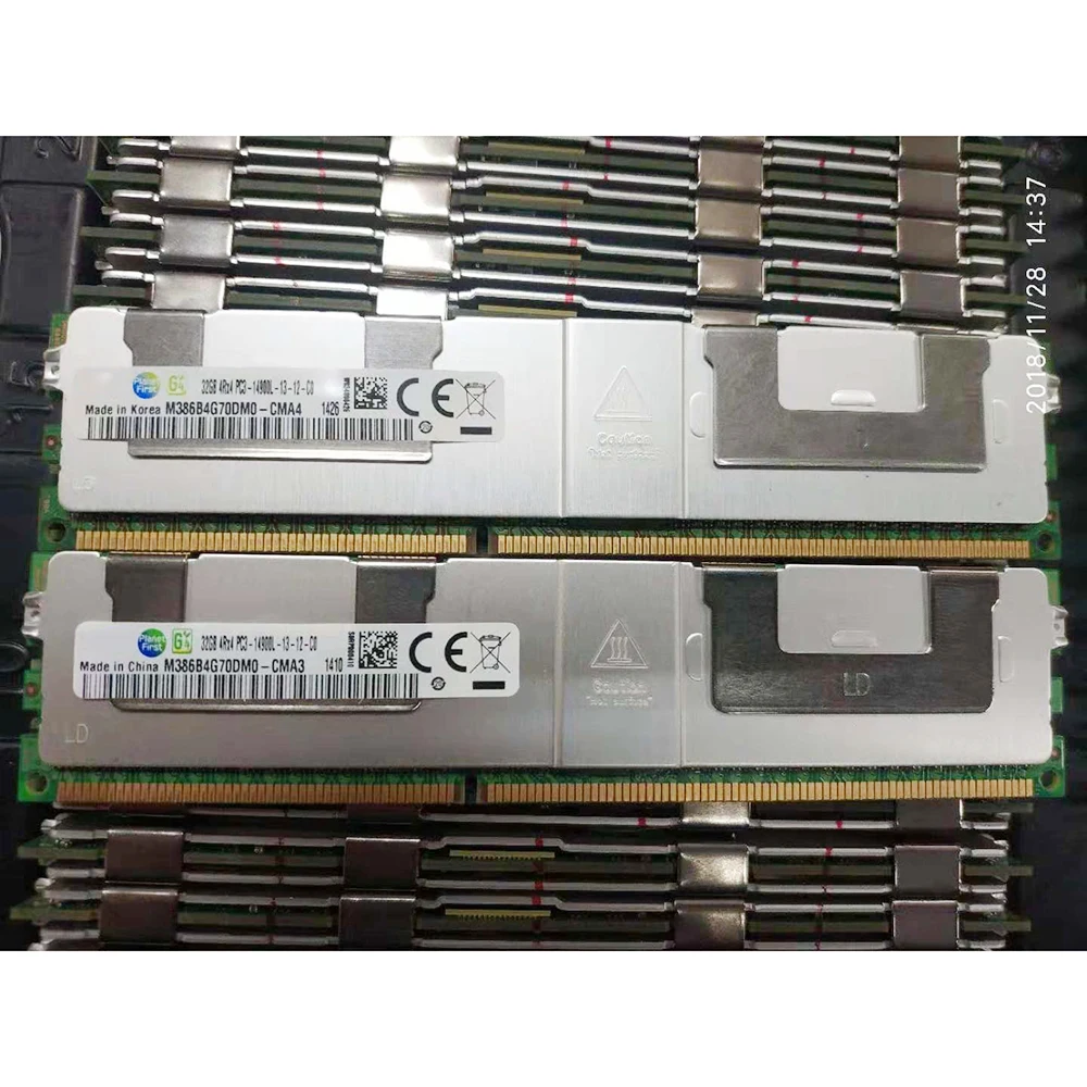 1 шт. для IBM X3650 X3500 X3750 M3 RAM 32G 32 ГБ DDR3 1866 ECC REG 4RX4 Память