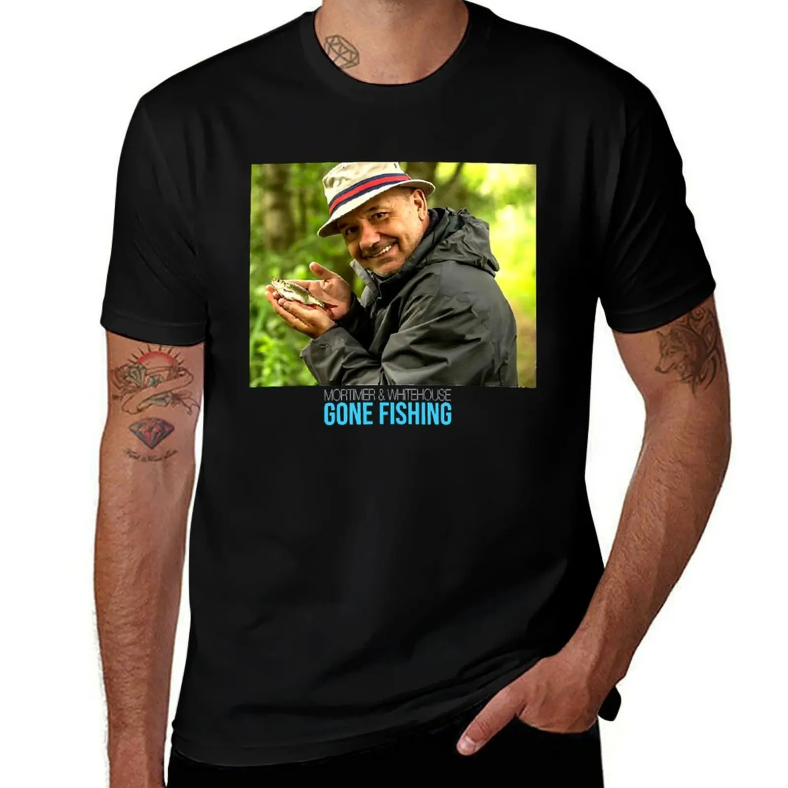 

Bob Mortimer Parti à la pêche classique T-Shirt anime t shirts for man cotton t shirt man T-Shirt