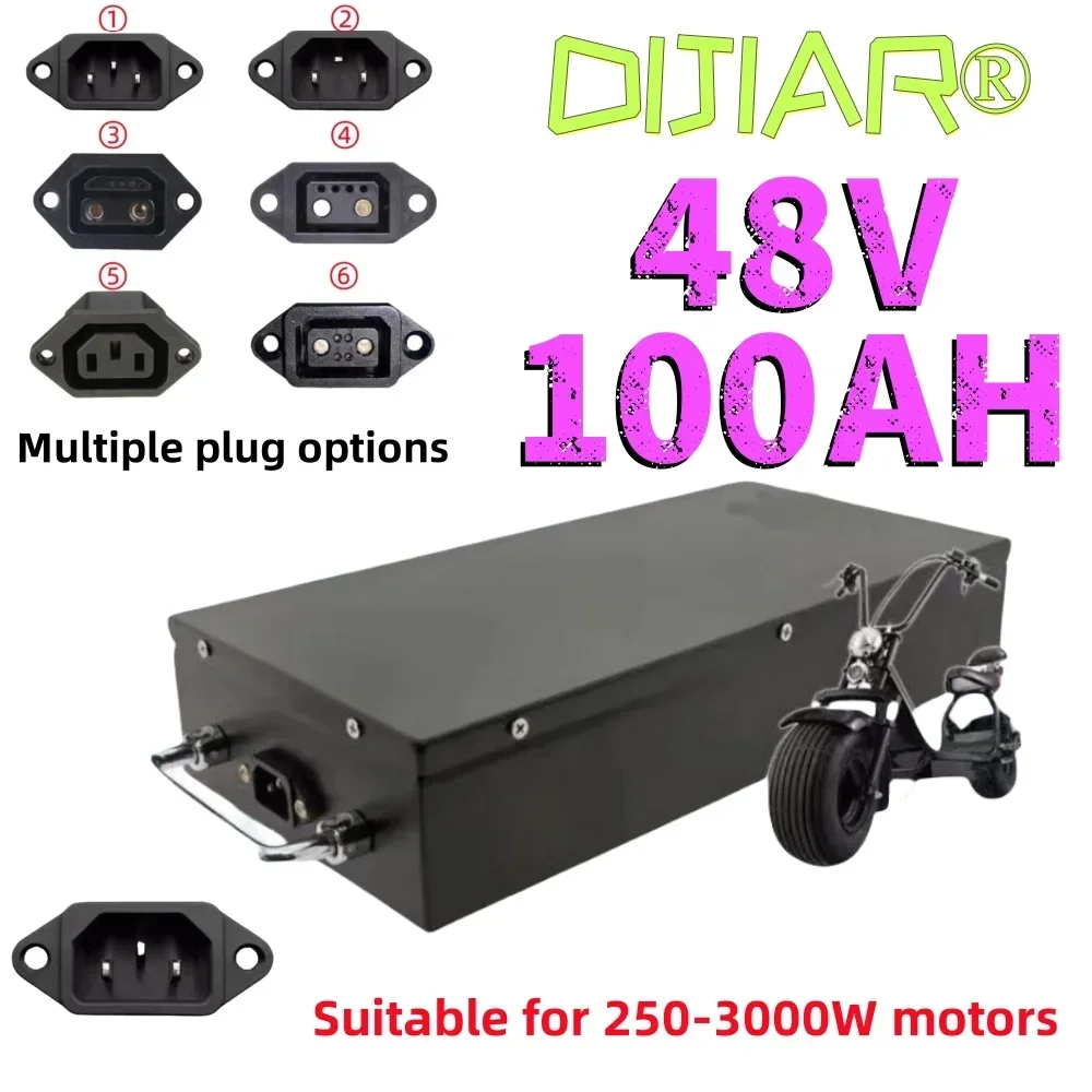 

Air rapid transportation, 18650 lithium battery, 48V20-100AH, full capacity battery pack, suitable for 250-3000W motors