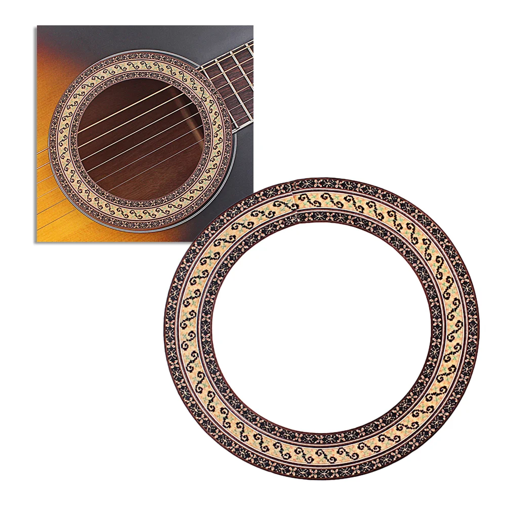 

Guitar Decals Abalone Guitars Flower Decoration Rosette Sound Hole Inlay Bamboo