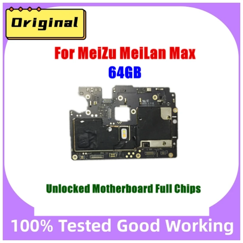 

Unlocked Electronic Panel Mainboard Motherboard Circuits Flex Cable With Firmware For Meizu Meilan Max