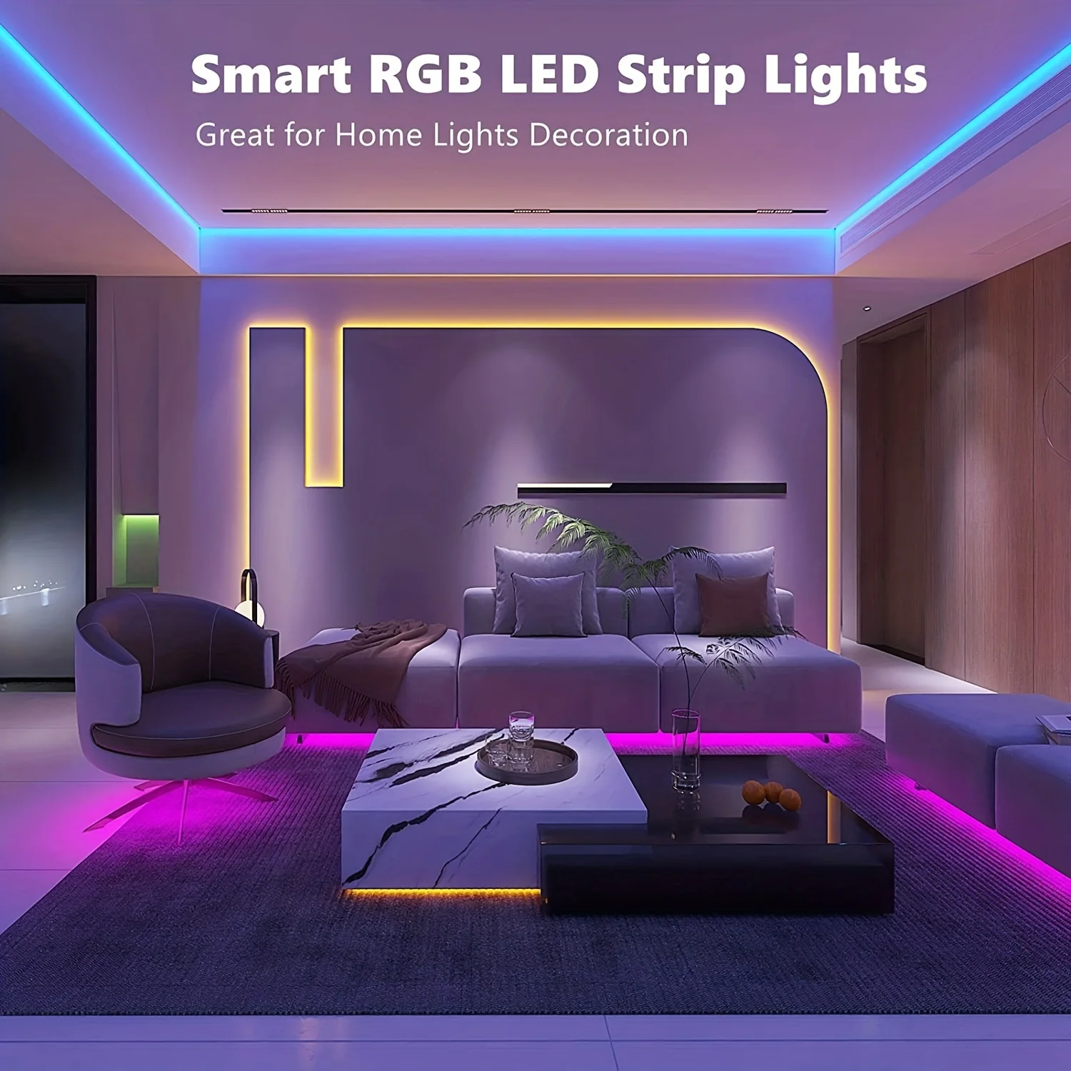 20/30/40M 3535 RGB 24V Light Strip Bluetooth APP Control Color Changing Light with 44key Remote Mode for Home Room Decoration TV