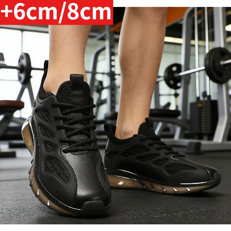 

Мужские кроссовки 2026: Новинка весна-осень, дышащие, универсальные, на толстой подошве, повседневные спортивные, сетчатые, в стиле «папины кроссовки»