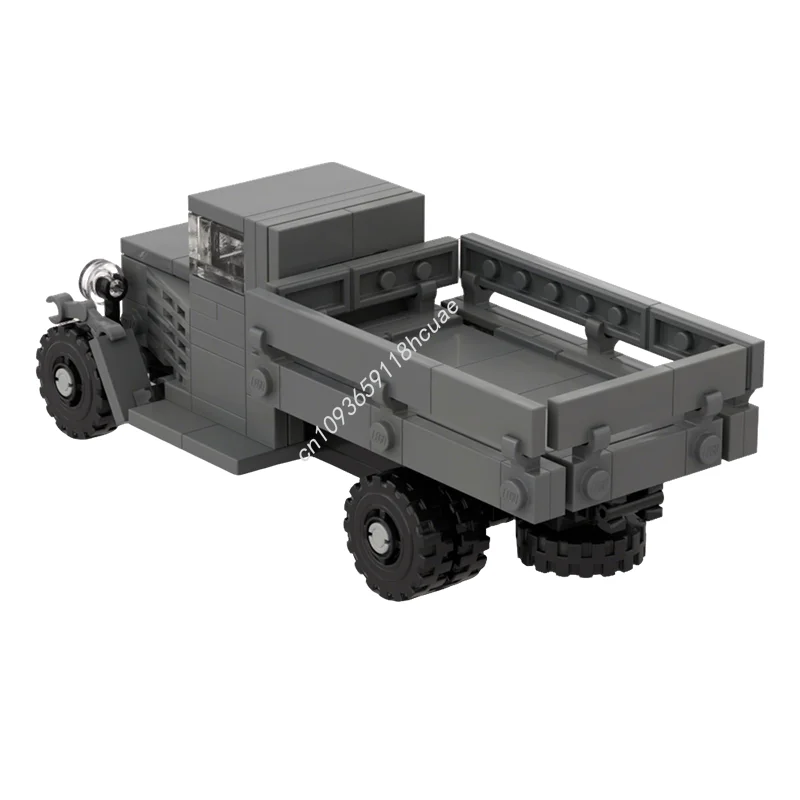 

168 деталей MOC ZIS-5, советский грузовик, масштаб 1:1, конструктор, развивающая игрушка, идея для подарка на Рождество, строительные блоки