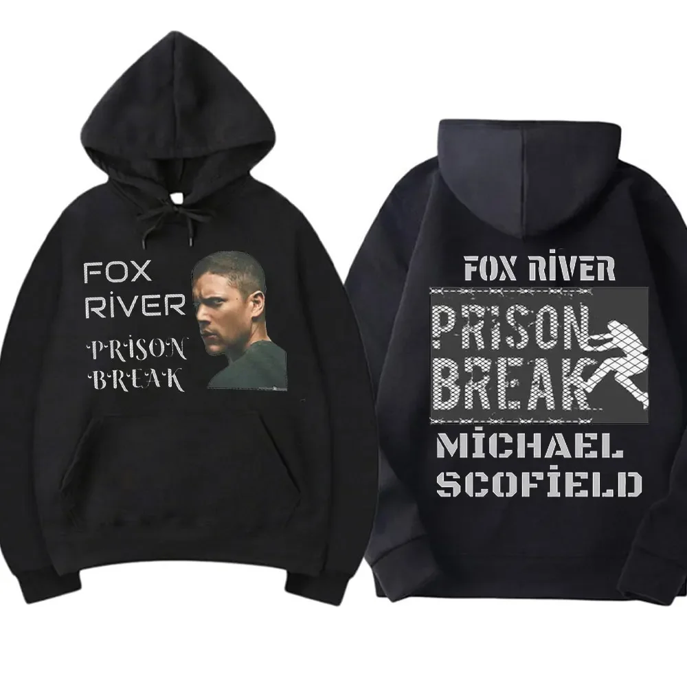 Fãs da pausa da prisão e fãs do Micheal scofield moletons de lã FC Carino Prison Break pulôver masculino moletom com capuz moletom com capuz masculino