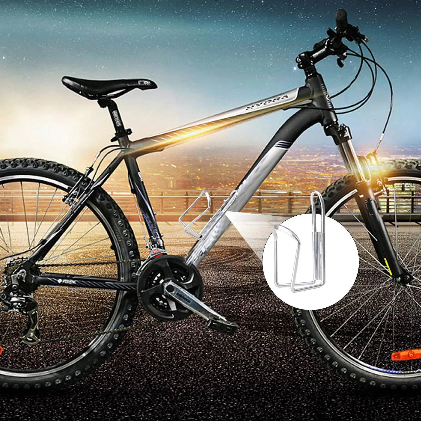 Aluminum Alloy Bicycle Bottle Holder Ultrelight Cycling Mountain Bike Accessories Cycling Drink Holder Cup 