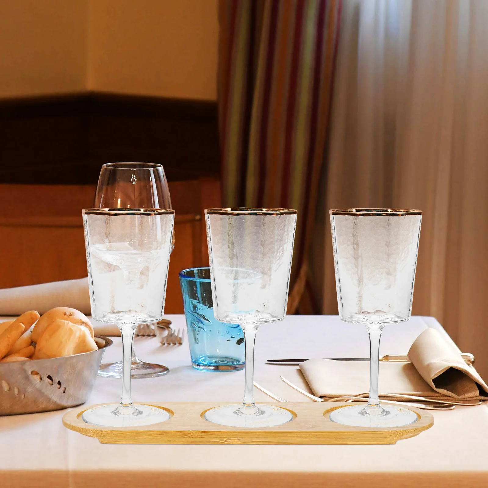 Tablero de vuelo para degustación de cócteles de vino y cerveza con soporte de vidrio Bandeja de bebidas de madera perfecta para fiestas de bar Regalos de cervecería artesanal