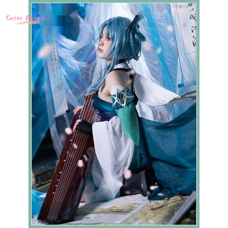 【Косер】игра Genshin Impact Xianyun, карнавальный костюм, униформа на Хэллоуин, карнавал, вечеринку, Рождество, ролевая одежда, одежда
