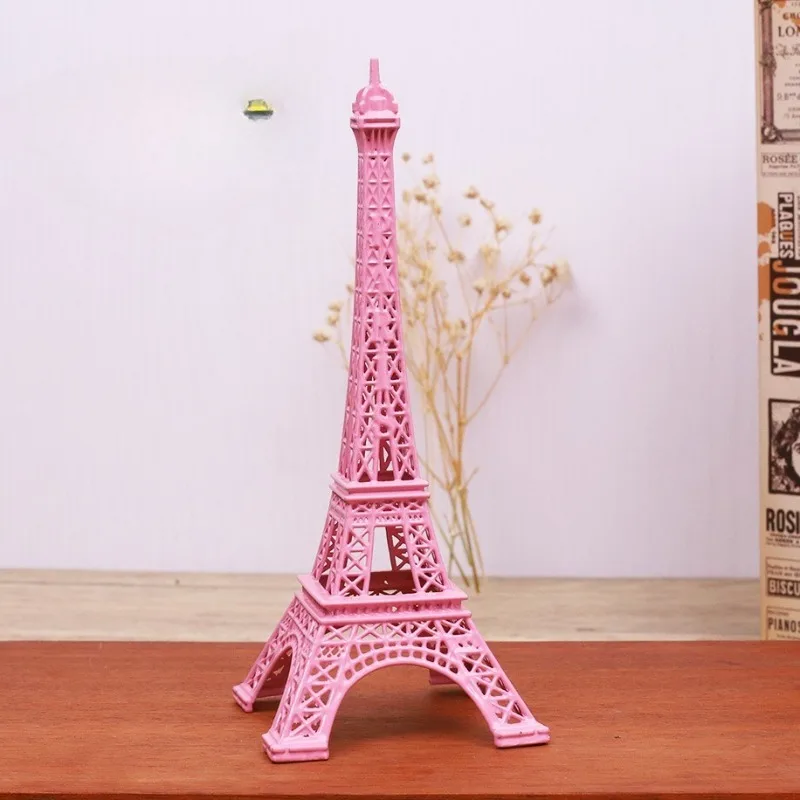 Multi-color Optional Eiffel Tower Model European Style Handicraft Creative Ornament Travel Souvenir Home Decoration