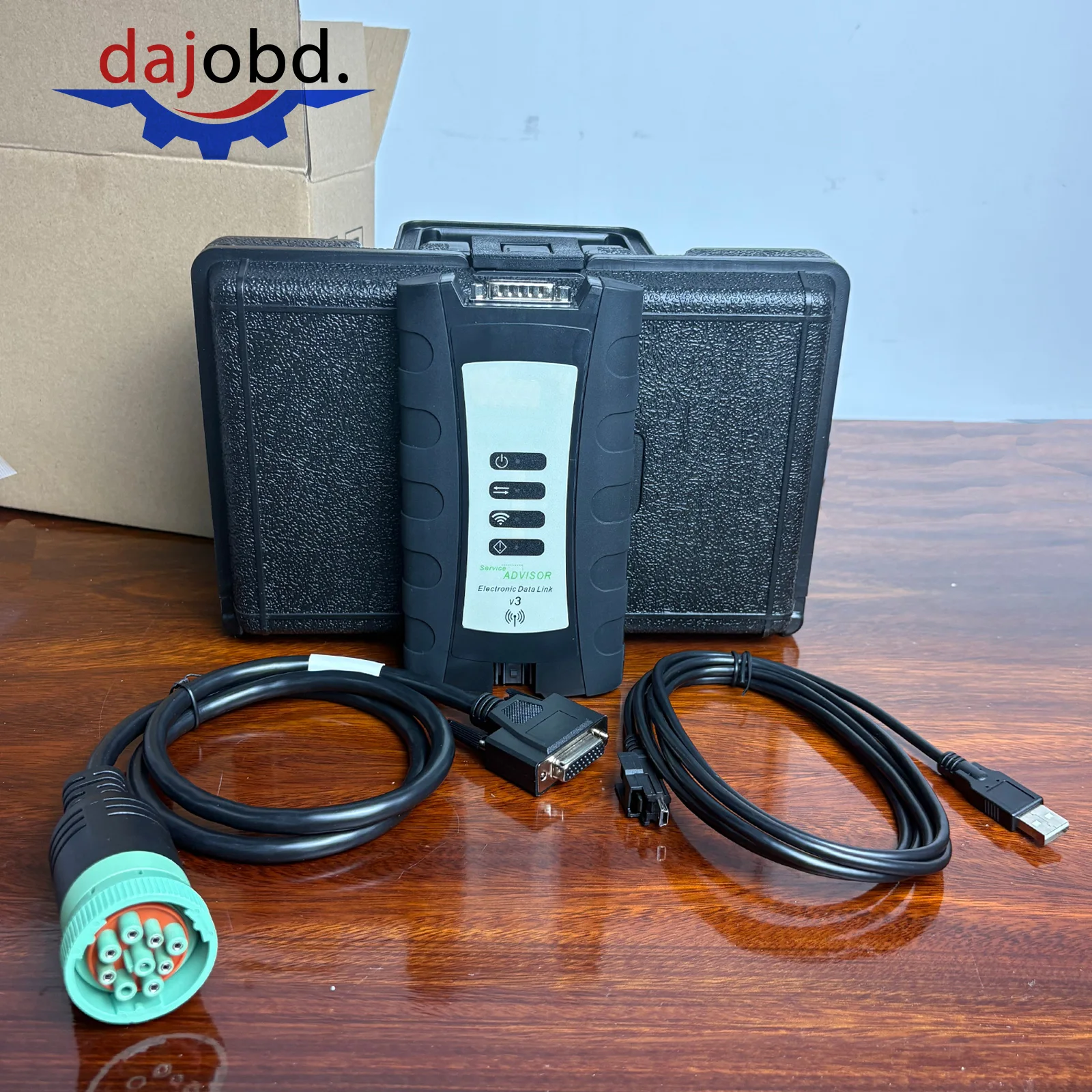 Original Driver 3 Service Advisor EDL V3 Electronic Data Link Diagnostic Tool With V5.4.44 AG+ CF Software