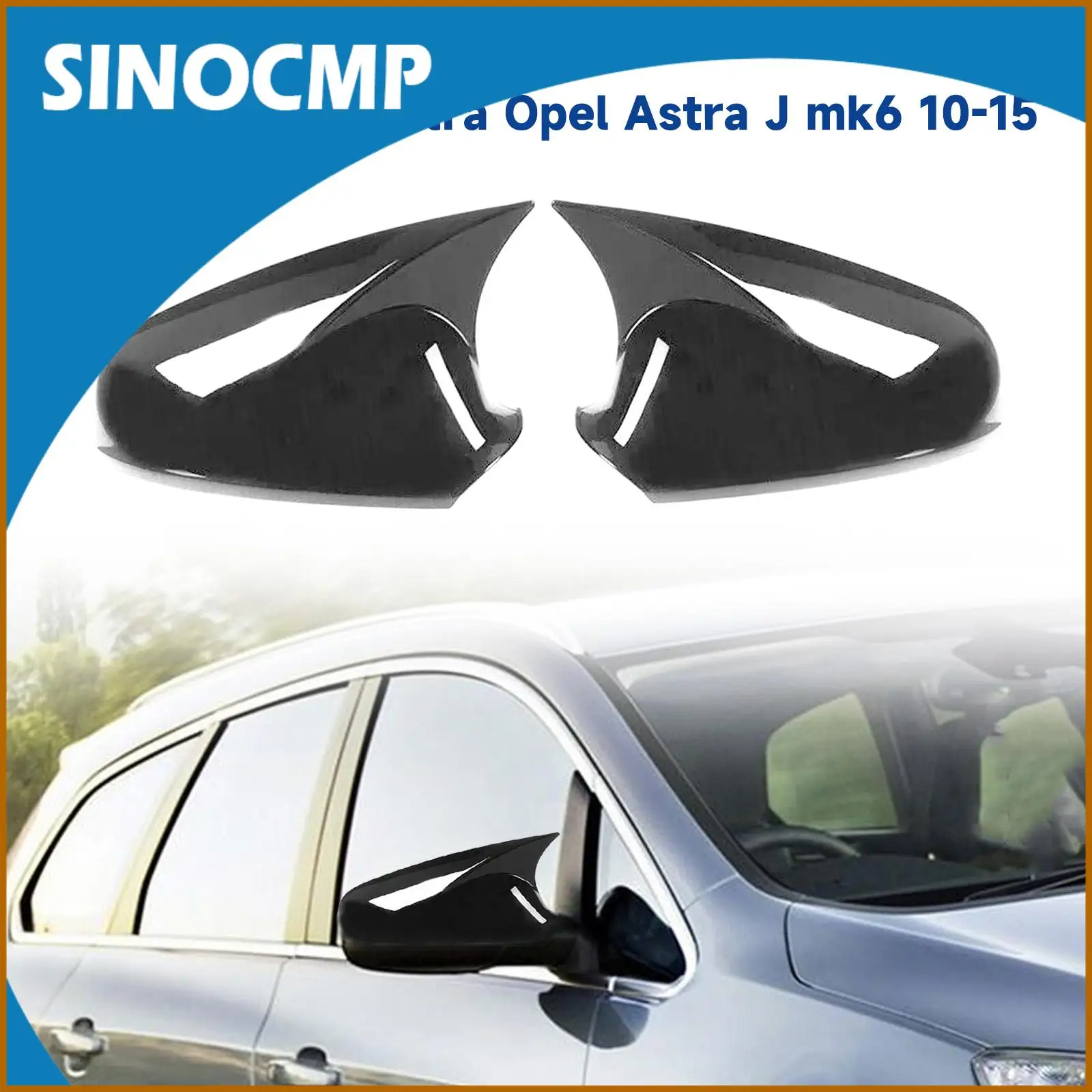 

Накладки на зеркала из углеродного волокна для Opel Vauxhall Astra J MK6 2010-2013, набор из 2 шт., без дрели, с защитной клейкой лентой