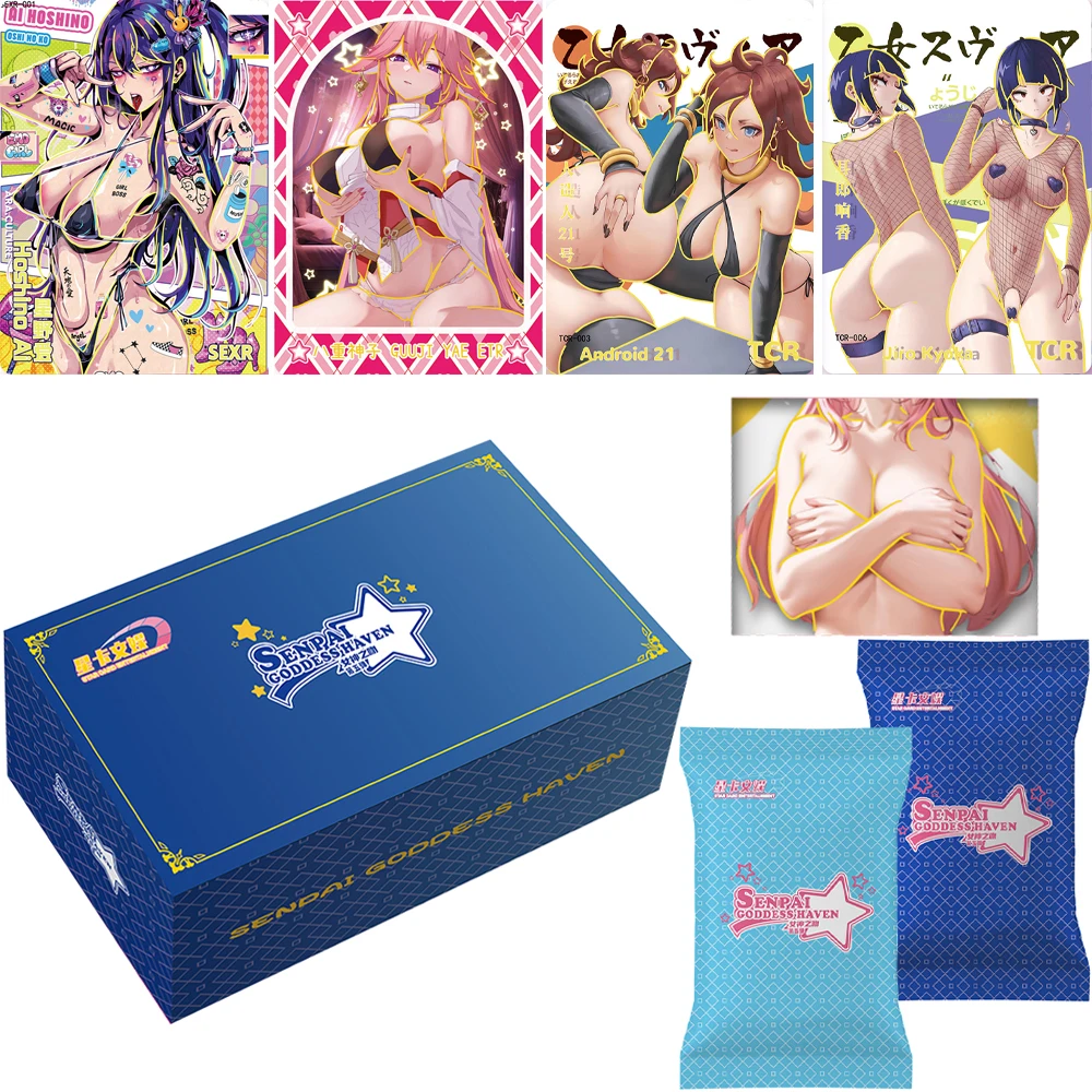 

2024 New Senpai Goddess Haven Card 5 Anime Games Girl Party Swimsuit Bikini Feast Booster Box Toys Hobbies Gift