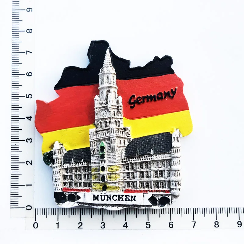 

Munich, Germany Fridge Magnets Travel 3D Memorial Magnetic Refrigerator