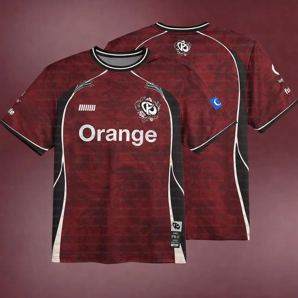 2026 Karmine Corp Esports Club Uniforms Pink Jersey Kcorp Team Valorant Training Uniform Clothing Men's French Team T-shirts - view 4