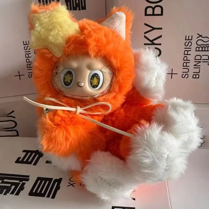 

Labubu Sweetheart Nine Tailed Fox Series Zimomo Changed Pendant Doll Collectible Toy Gift for Christmas Anime Themed Replica