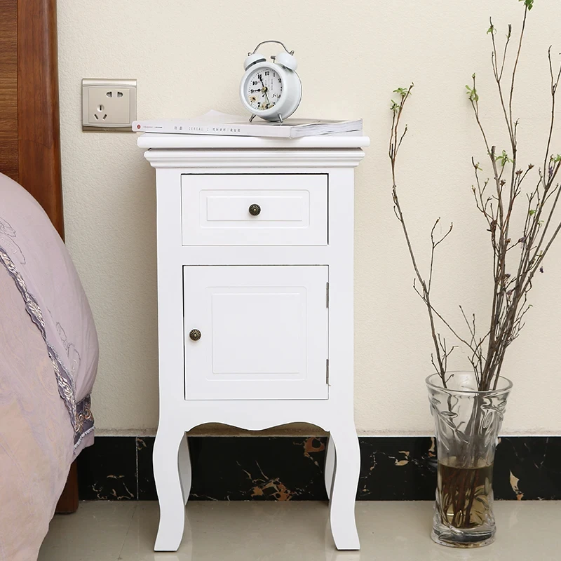 

Bedroom Solid Wood Bedside Table Ultra-narrow Drawer Nightstands Mini Modern Bedroom Cabinet Тумба Прикроватная Home Furniture