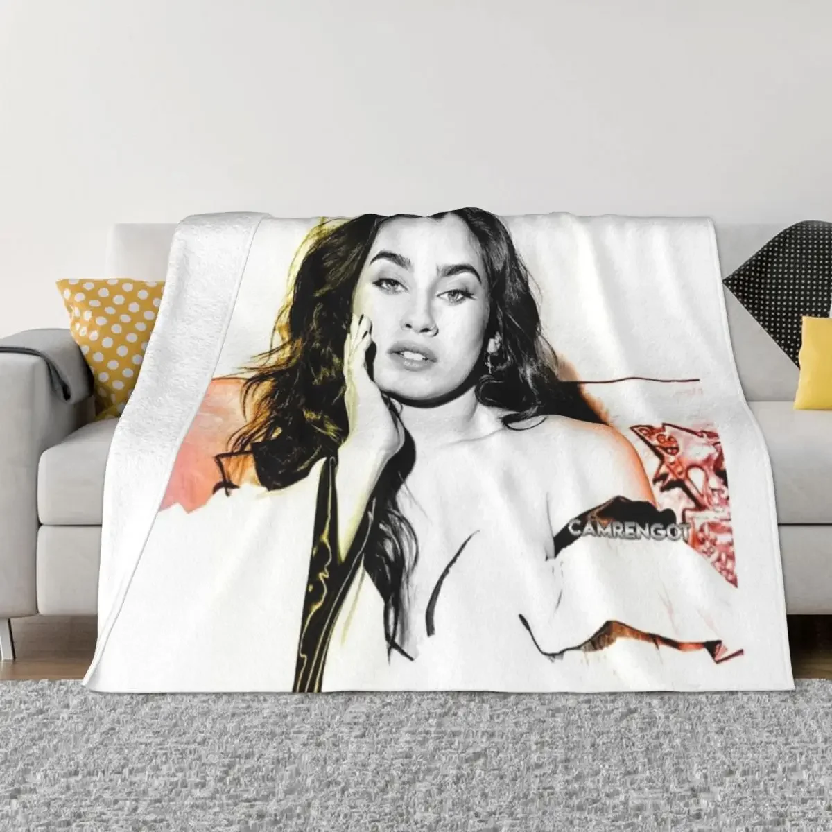 Lauren Jauregui Throw Blanket for winter Bed Fashionable Blankets