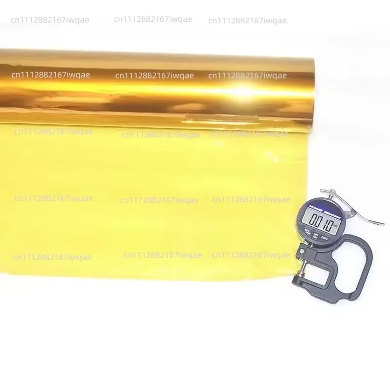 0.005Mm Flexible Ultra-Thin Polyimide 5-Micron PI , High Temperature Resistant Insulation Golden Brown Film