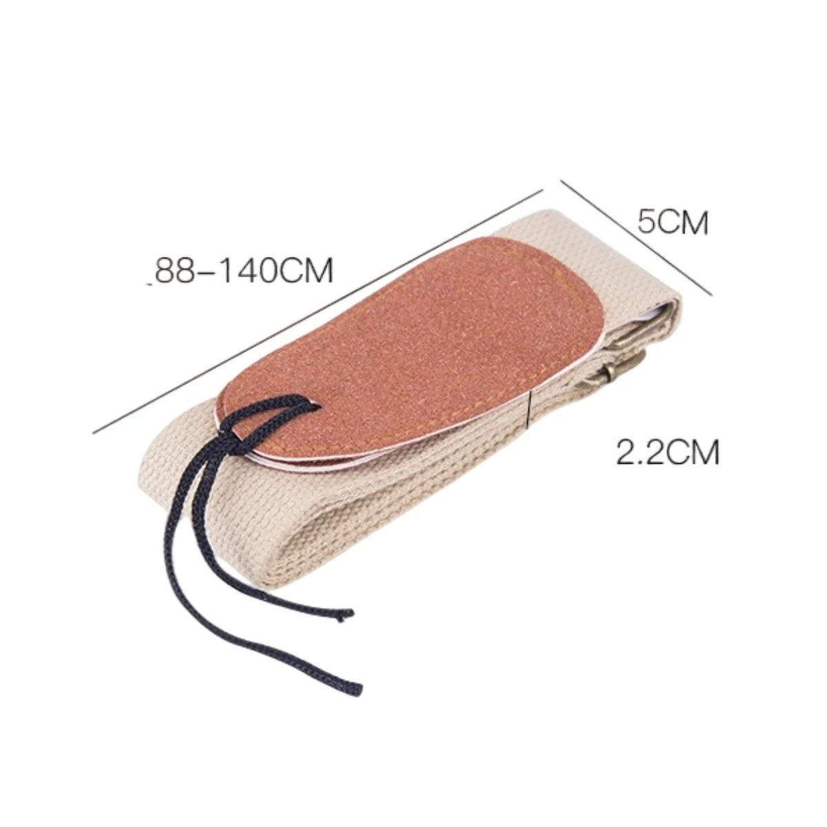 Miwayer Guitar Strap /from Cotton Woven Premium Leather - Universal for Folk,Electric and Classical Guitars