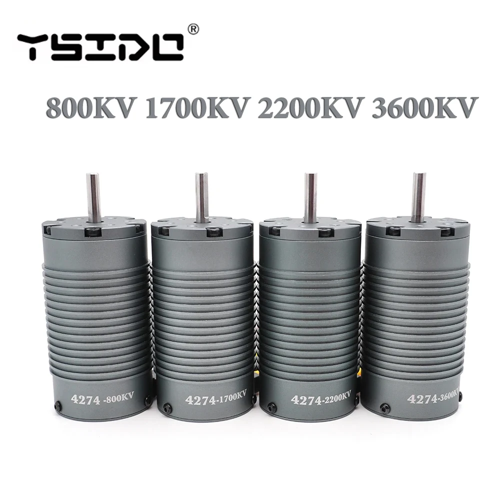 YSIDO 4274 Brushless Motor for 1/8  Arrma Traxxas Wltoys HSP RC Racing Monster Truck Off Road Buggy RC Car Parts & Accs