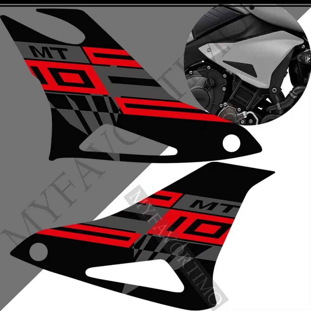 For MT10 MT-10 FZ Tank Pad GasFuel Oil Fairing Fender Windshield decorative Protector set body Stickers Decals 2016-2021 4