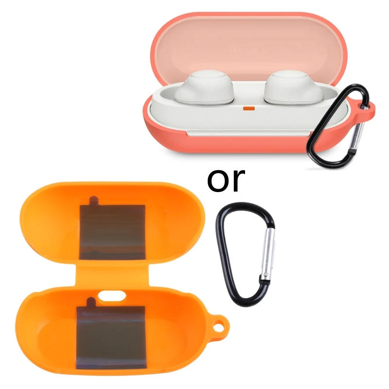 Funda protectora lavable Compatible con auriculares Sony-WF-C500, ligera, resistente a impactos, impermeable, silicona Sl