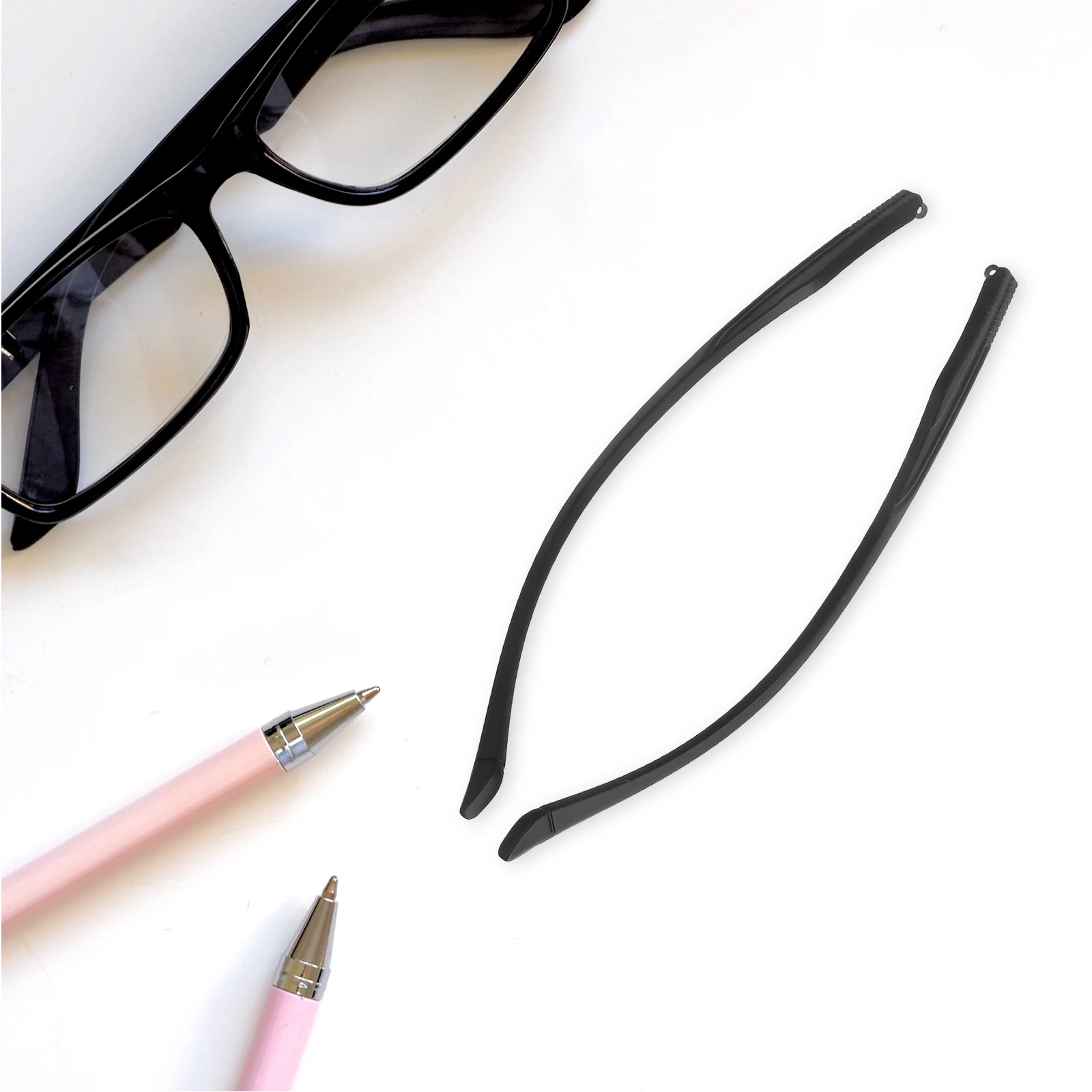 

Eyeglass Replacement Arms Durable TR Material Lightweight Comfortable Fit Universal Compatibility Glasses Accessories Repair Kit