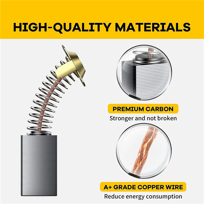 

【Hot Cake】N398321 Carbon Motor Brushes Polisher DWP849/DWP849X - 4 Pack