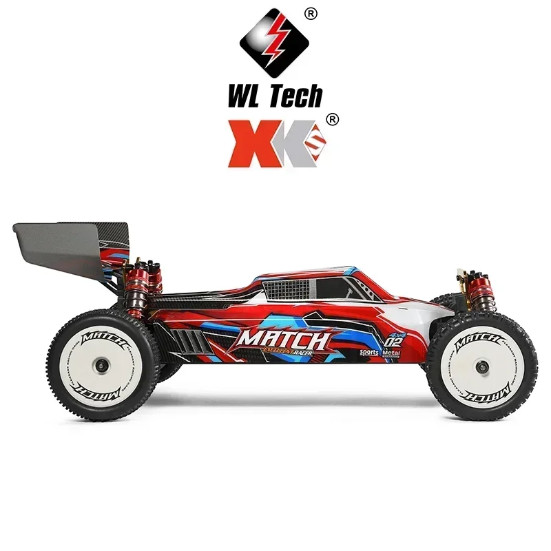 Wltoys 104001 RTR 1/10 4WD RC Car 2.4G Remote Control Racing Car Drift 45km/h High Speed Off-Road Climbing Metal Vehicles Toys