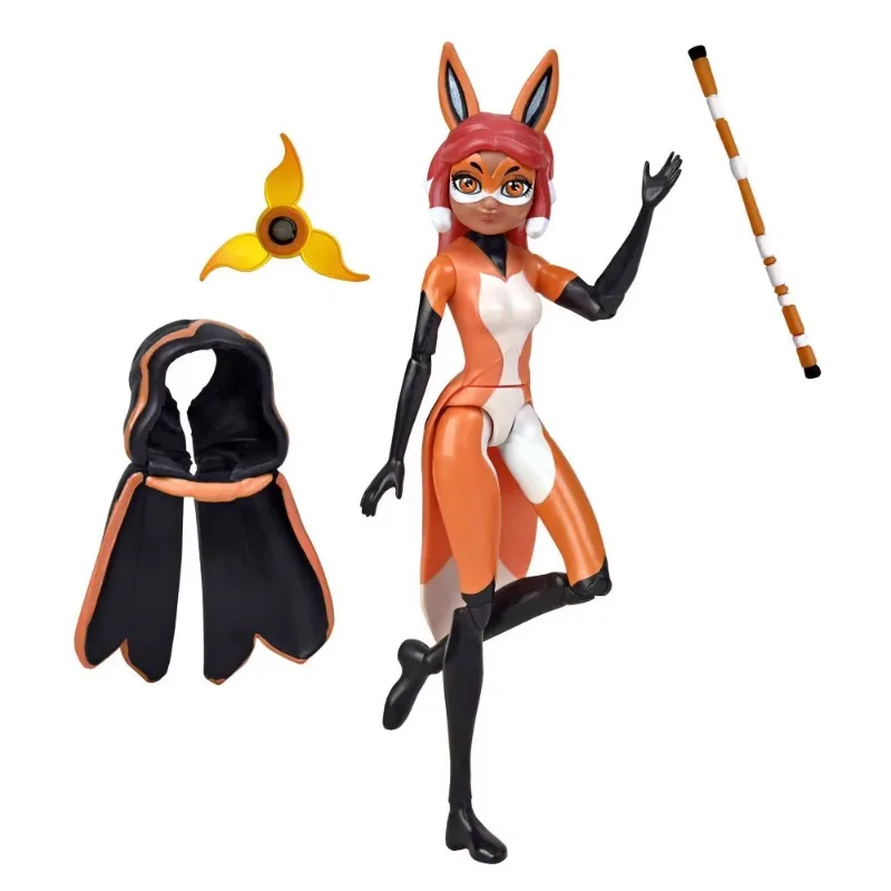 18cm Miraculous Anime Figure coccinella Red Fox Reina PvcAction Figure Statue Model Toy Collection Decoration