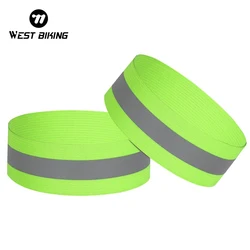 Cycling Reflective Strips 2pcs Running Fishing Warning Bike Safety Night Bicycle Bind Pants Hand Leg Strap Wrist Reflective Tape