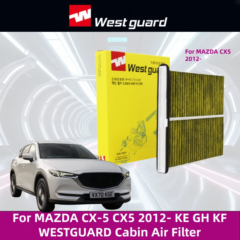 

For MAZDA CX-5 CX5 2012- KE GH KF WESTGUARD Cabin Air Filter Air-Conditioner Car Refresher Car Accessories