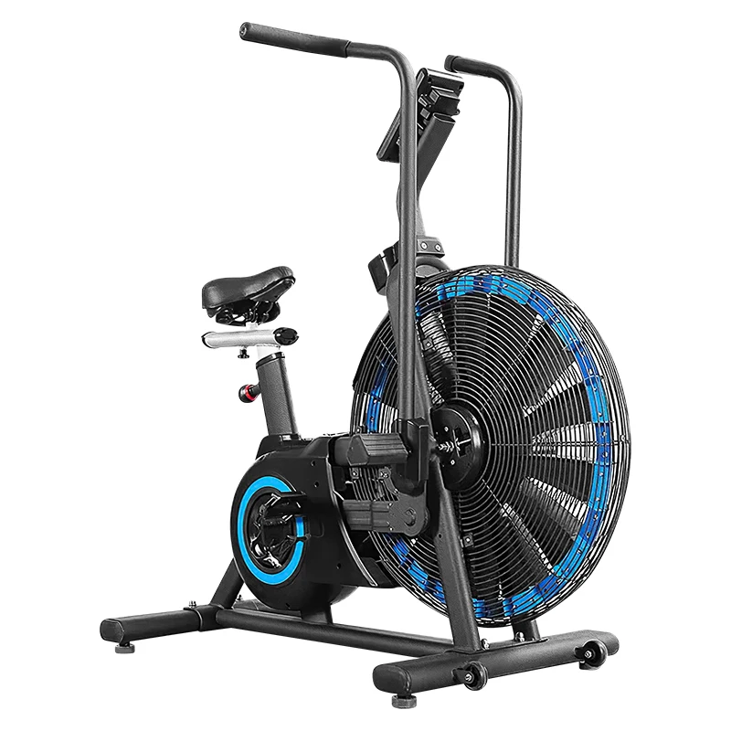 2026 Professional Gym Equipment Fitness Alloy Pedals Air Bike Exercise Spinning Bike 150KG Capacity Unisexpromote Sales