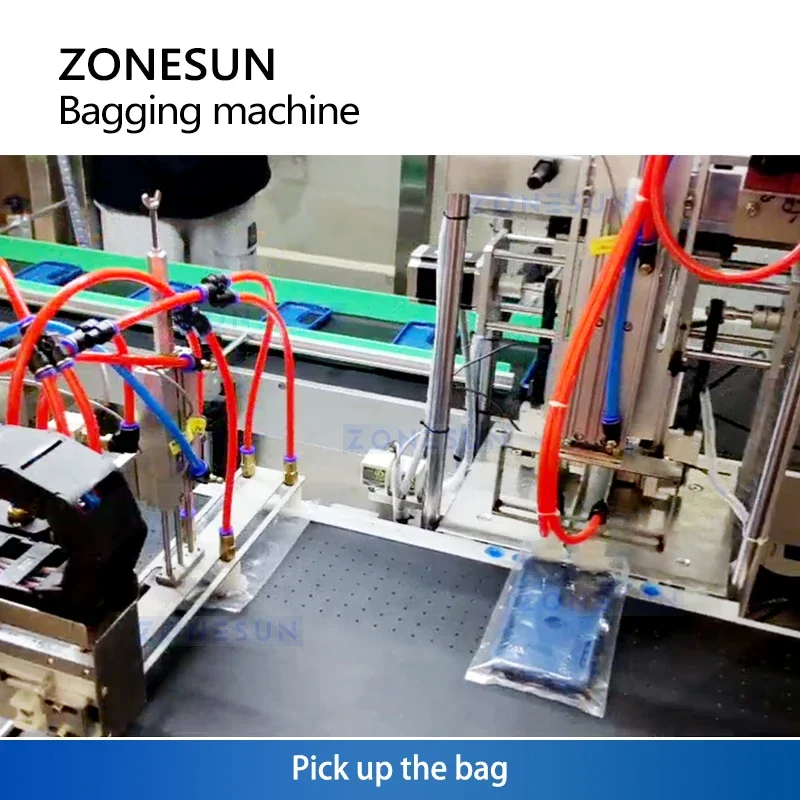 ZONESUN ZS-ZD200 Automatic Bagging System Automated Bagger Horizontal Bagging Machine Bagging Equipment
