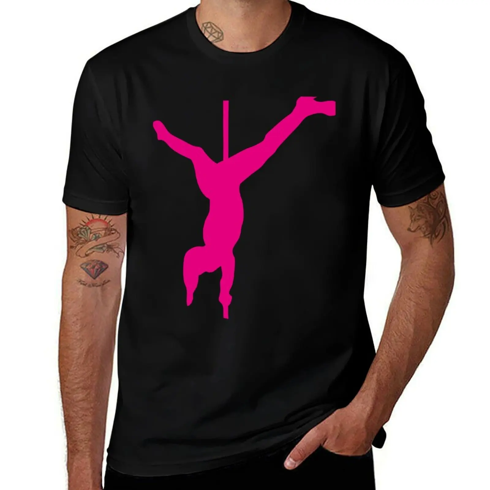 

pole dance silhouette T-Shirt anime figures blue lock football t shirt mens graphic t-shirts anime