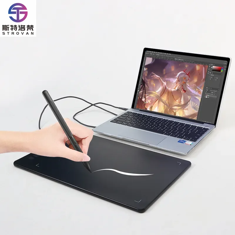 

Drawing Tablet Digital Writing Pad Graphic Pen Tablet 8192 Pen Pressure Levels Drawing Pad Graphic Tablet with Stylus