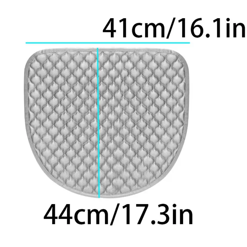 44x41cm Curved Dining Chair Cushion Non-Slip Thickened Winter Student Cushion Removable Anti-dirty Semi-circular Chair Pad