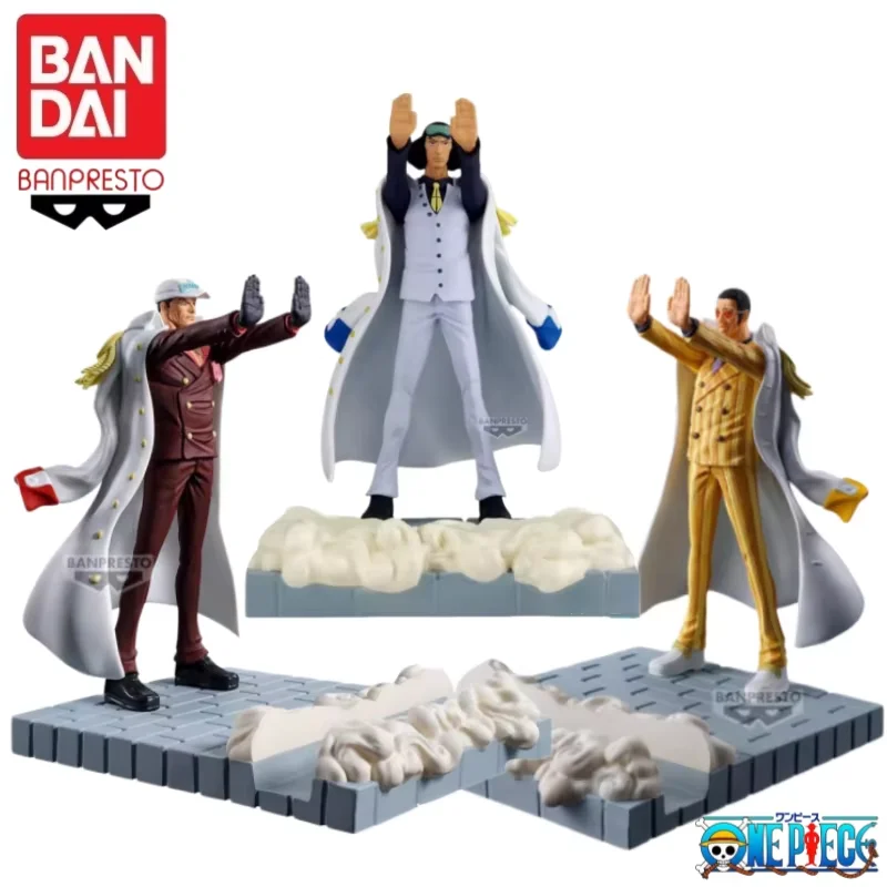 

Оригинальная фигурка Bandai Banpresto One Piece: Борсалино, Кузан, Саказуки. Новая, в коробке, подарочная. Подставка для телефона.