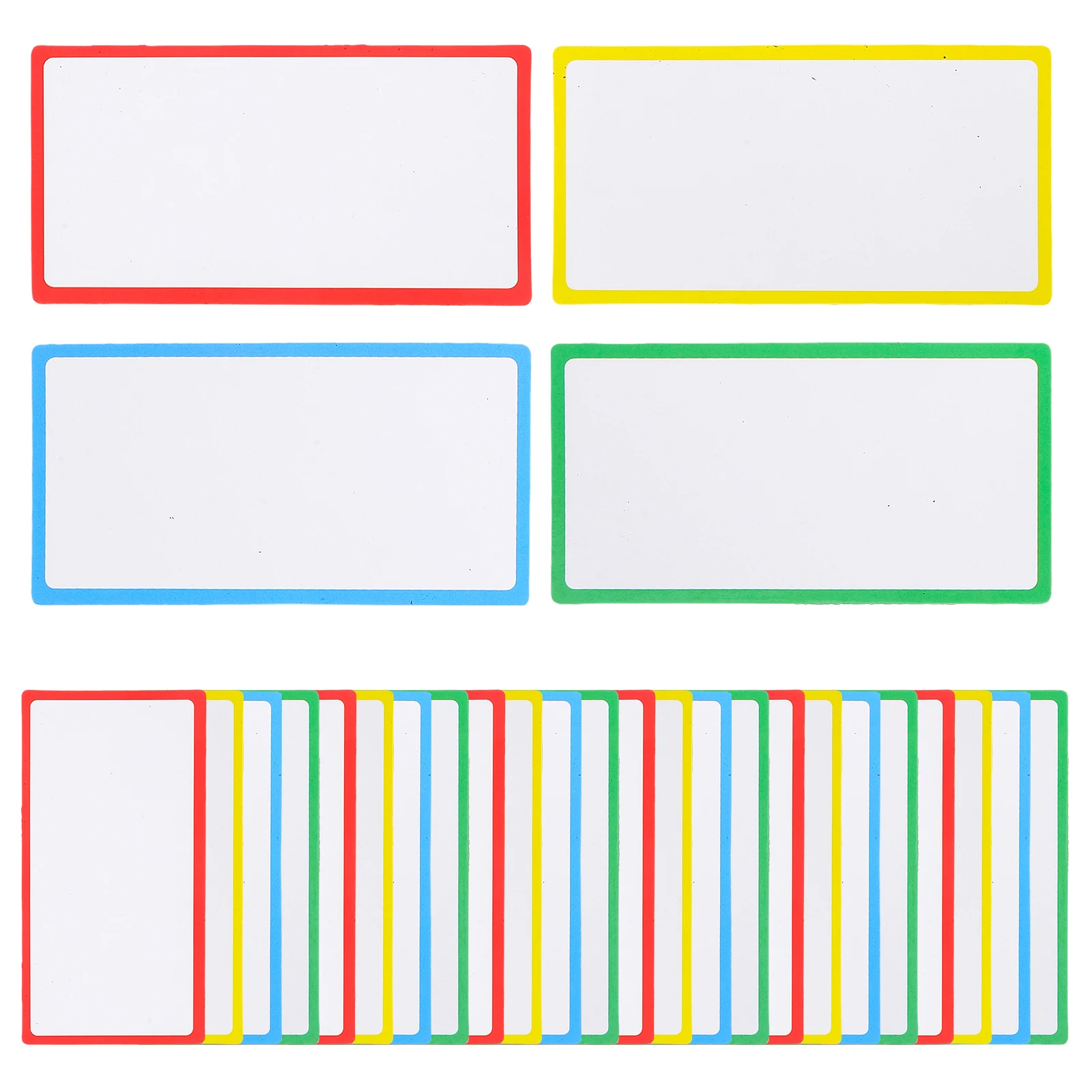 

36Pcs Magnetic Name Tags Reusable Dry Erase Labels Writable Magnets for Whiteboard Classroom Office Dry Erase Labels