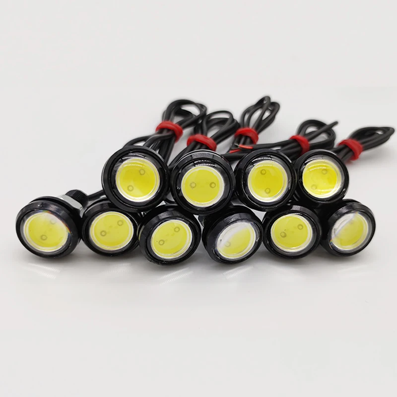 20pcs Car Eagle Eye DRL Led Daytime Running Light Car Fog DRL LED 12V Backup Reversing Parking Signal Automobiles Lamps