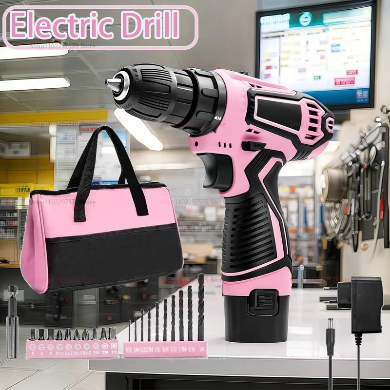 Electric Drill 12V Cordless Drill Electric Screwdriver Mini Wireless Power Driver Lithium-Ion Battery multi electric drill