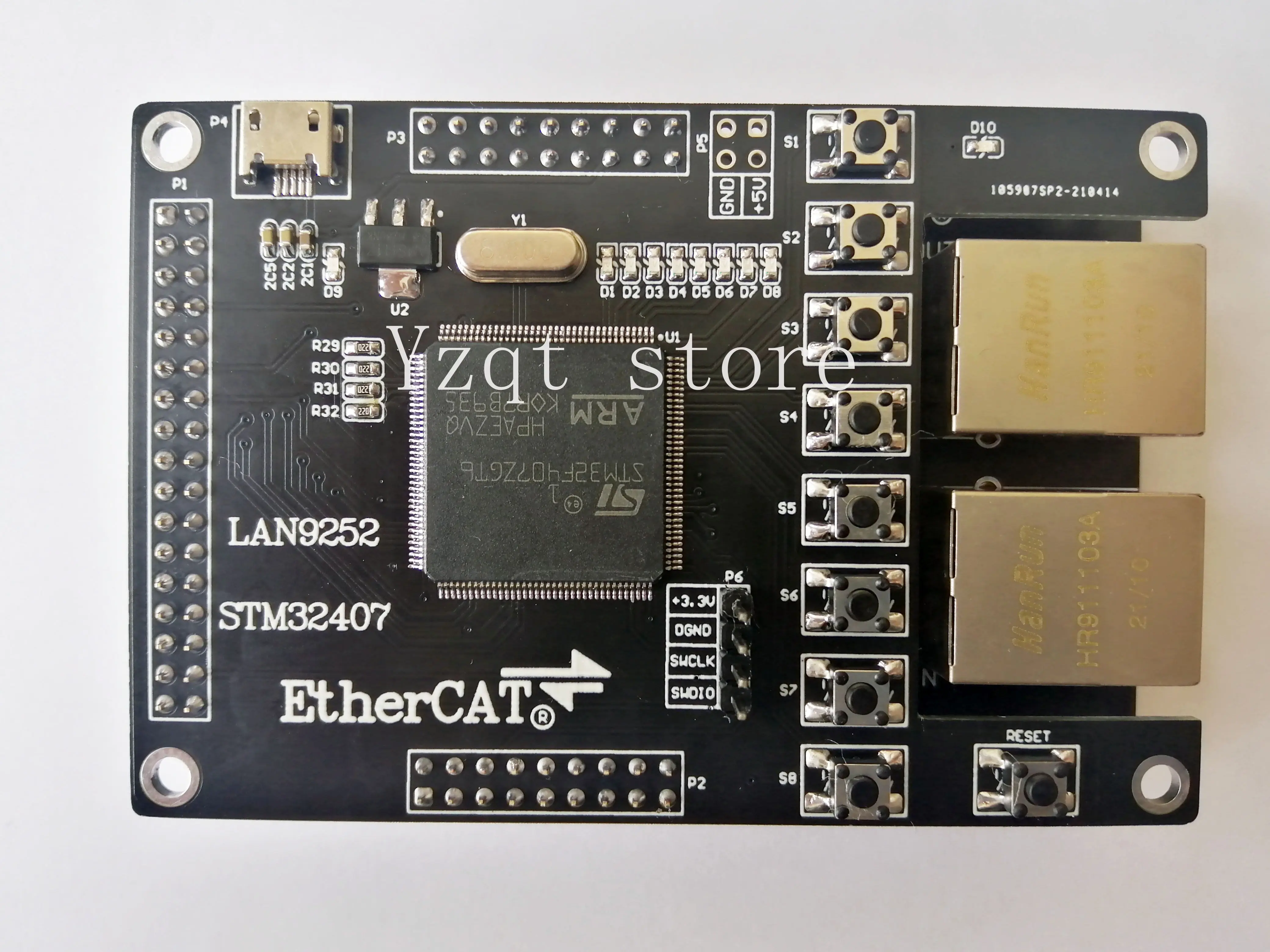 

LAN9252 LAN9252 Slave LAN9252 Макетная плата EtherCAT Slave 16IO CIA402